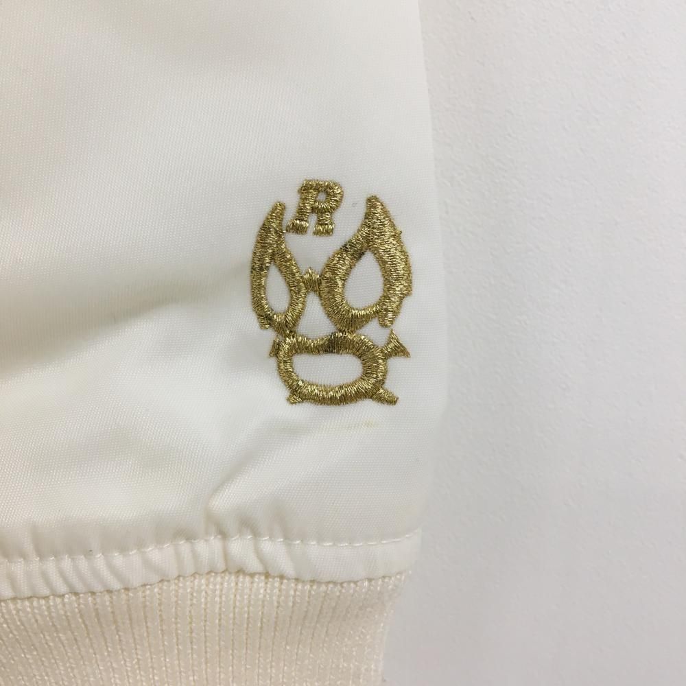 美品】ラッセルノ ジャケット 白×黒 ルチャマスク 裏地微起毛 ナイロン