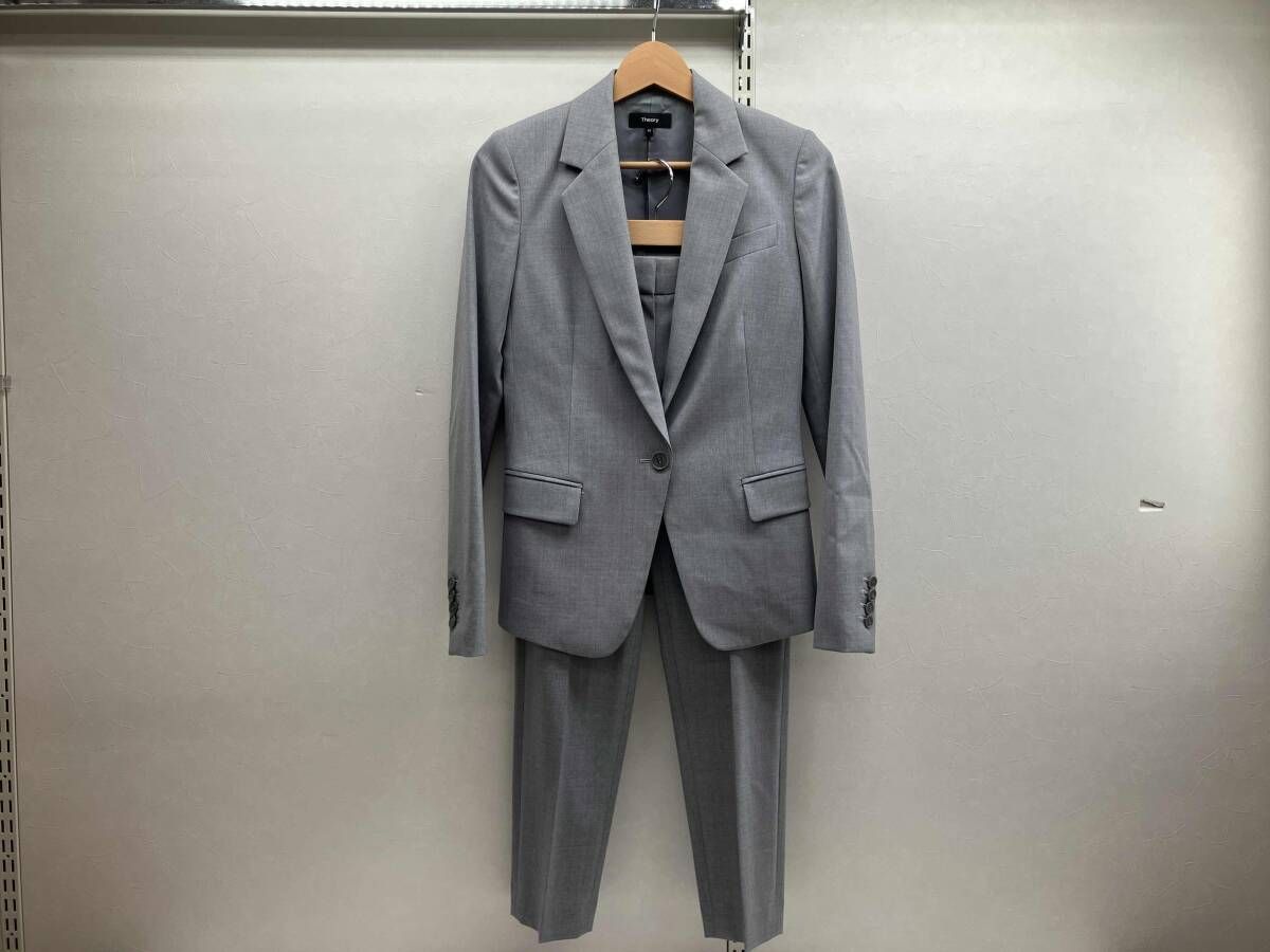 セオリー　スーツ上下　ライトグレー セオリー スーツ上下 ライトグレー セオリー スーツ上下 ライトグレー