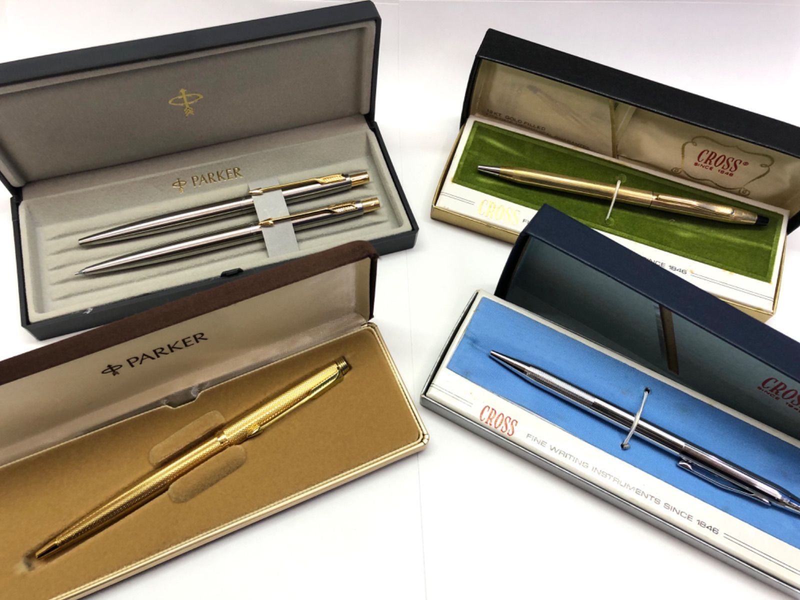 PARKER ペン　シャープペンシル　ボールペン　まとめ売り PARKER CROSS ボールペン、シャープペンシルまとめ f157 - メルカリ
