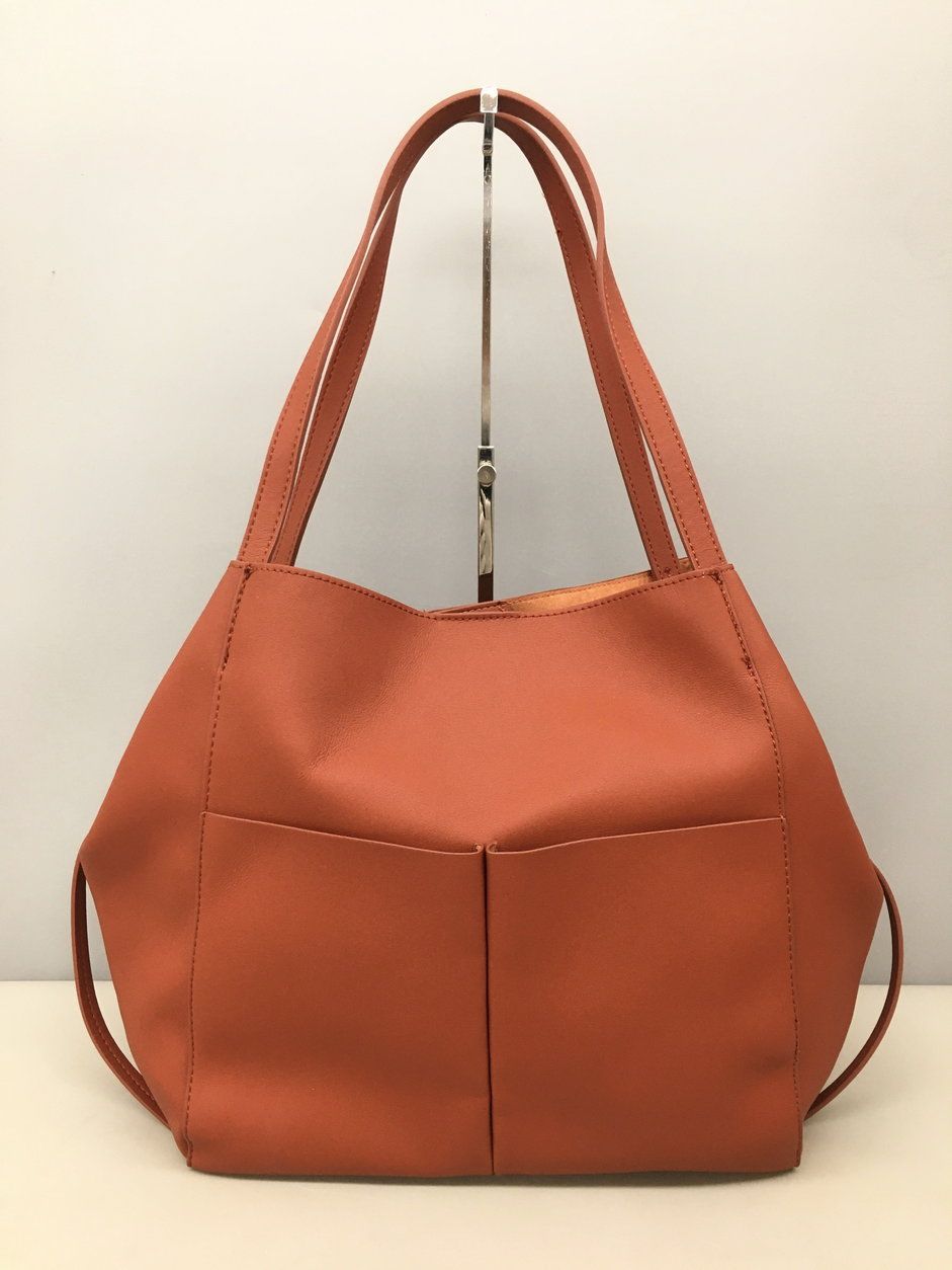 ザラ ZARA トートバッグ ブラウン系 保存袋付き 美品 2511LR217 - メルカリ