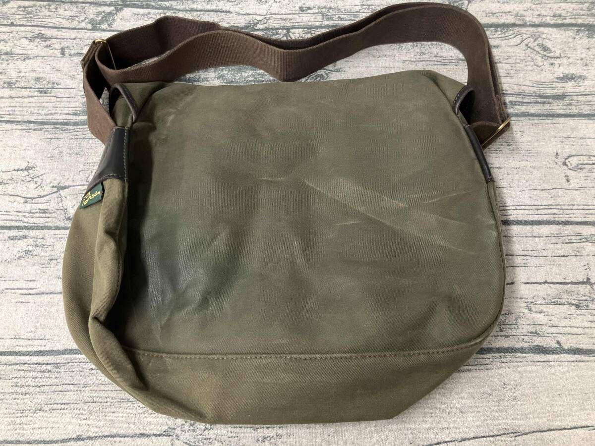 美品】 BRADY ブレディー アリエルトラウト ショルダーバッグ グリーン