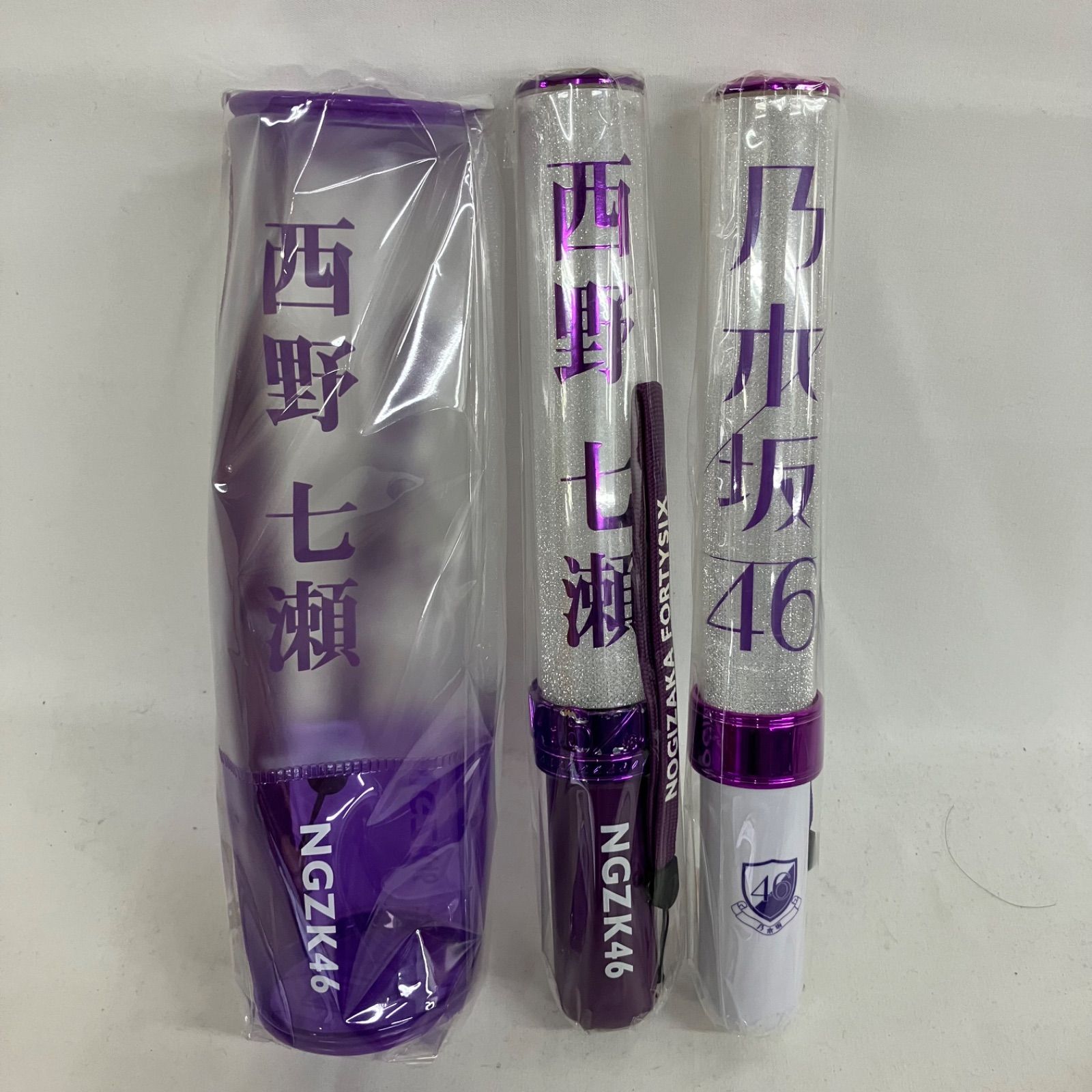 乃木坂46 ペンライト ペンライトポーチ まとめ売り 中古 乃木坂46 ペンライト ペンライト型ポーチ 個別ペンライト 西野