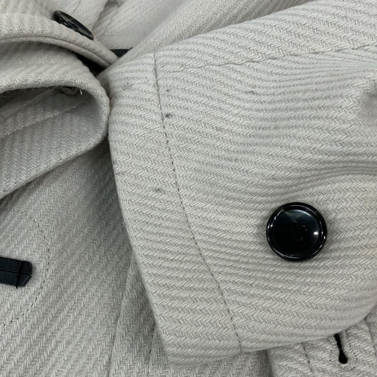 イネド  ダッフルコート サイズ 11号 アイボリー INED(イネド) ダッフルコート サイズ11 M レディース - アイボリー