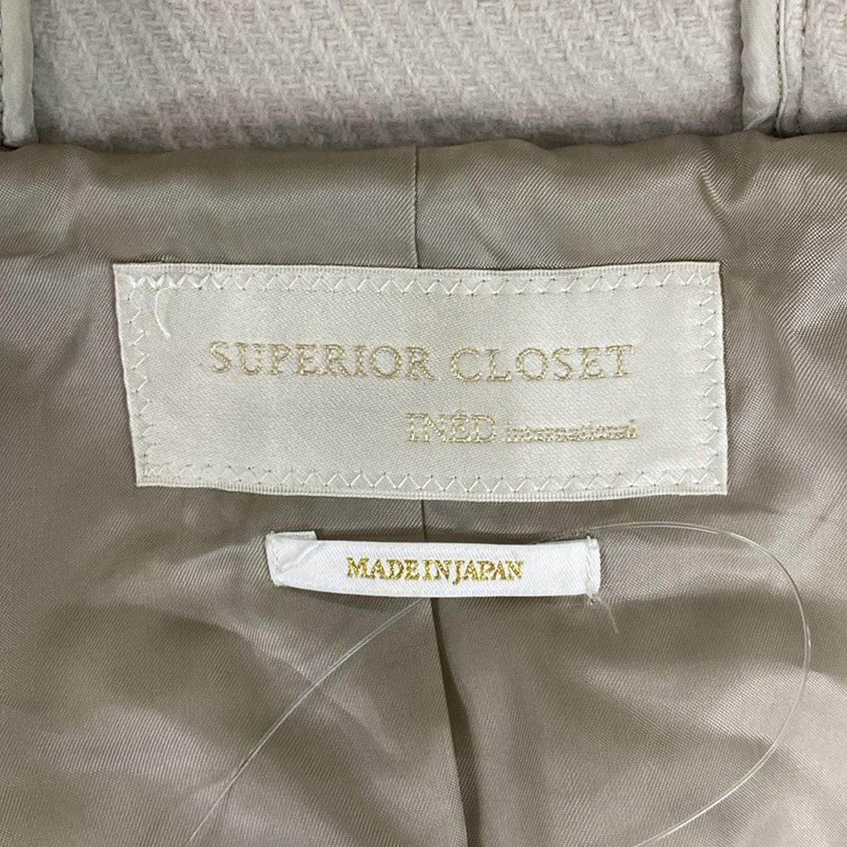 INED(イネド) ダッフルコート サイズ11 M レディース - アイボリー