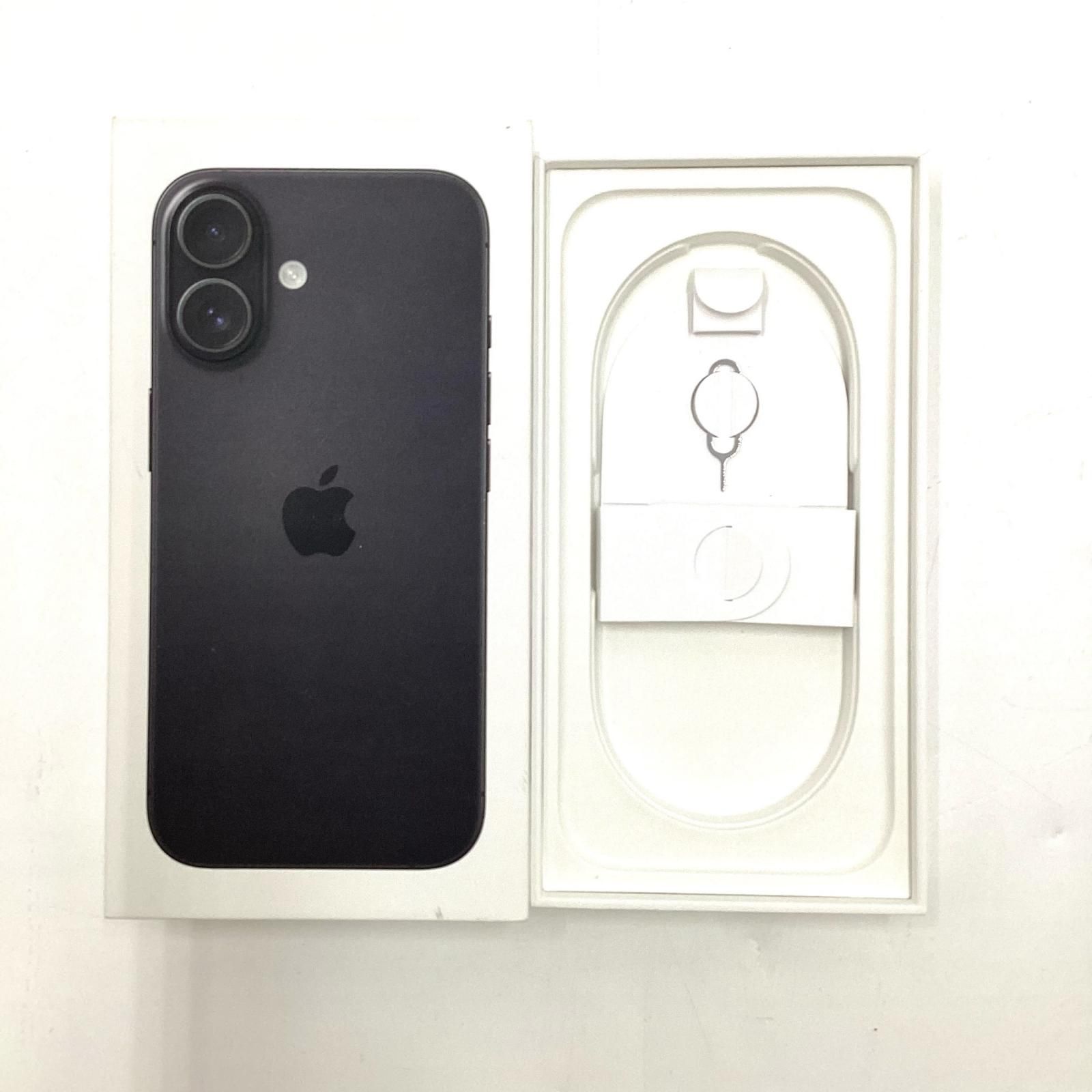 iPhone 16 256GB ブラック SIMフリー 白ロム 超美品 動作確認済 99
