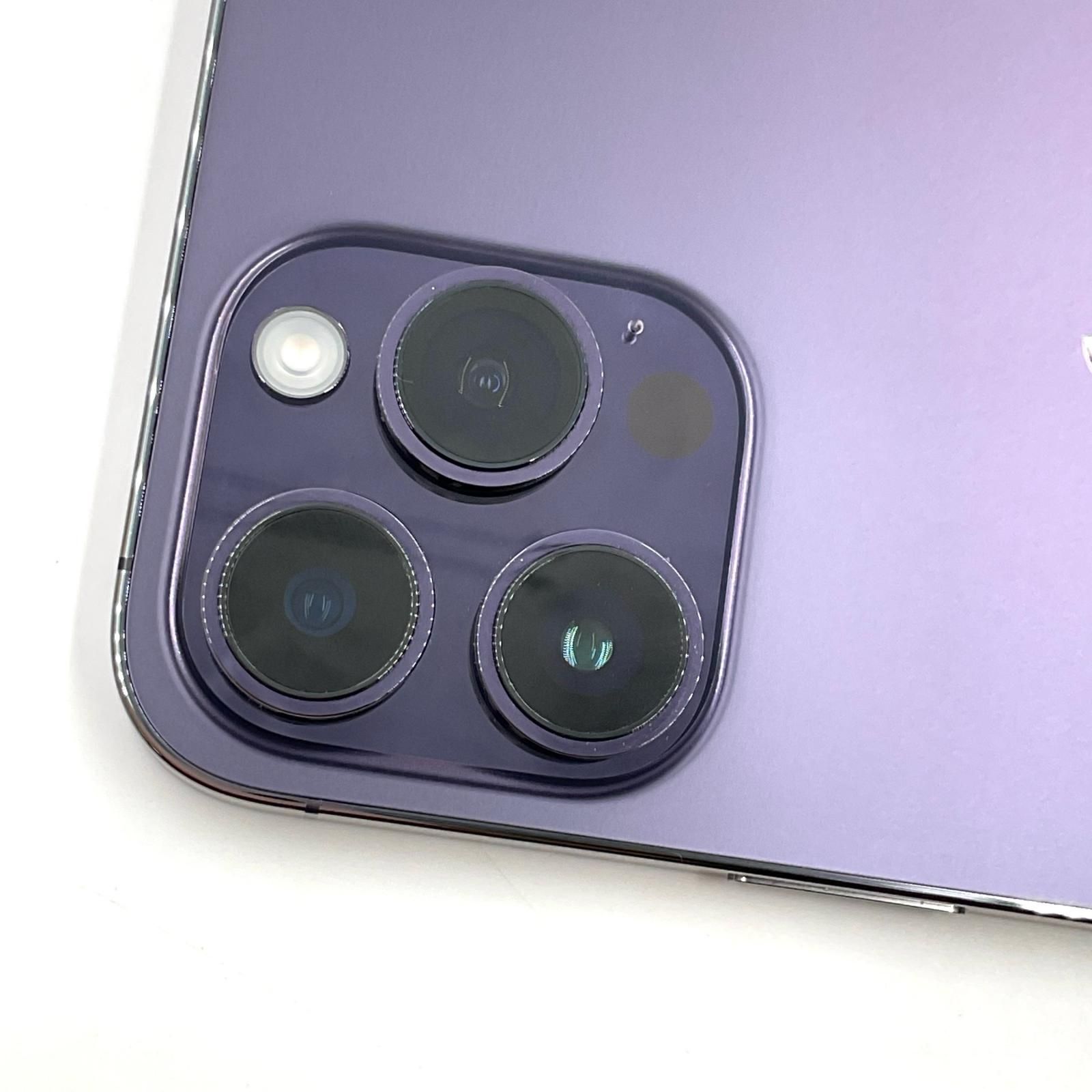 iPhone 14 Pro Max 256GB ディープパープル SIMフリー 白ロム 動作確認