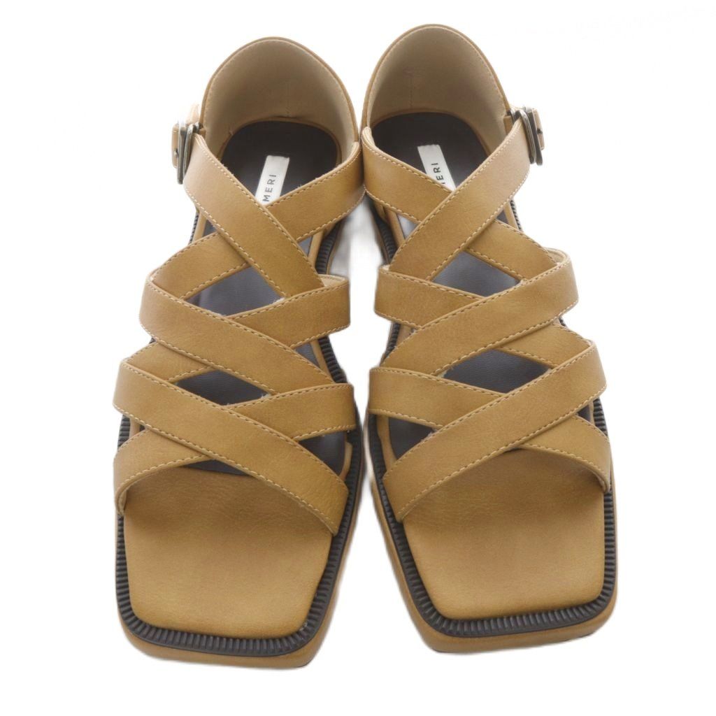 アメリヴィンテージ Ameri VINTAGE WIDE NET FLAT SANDALS サンダル