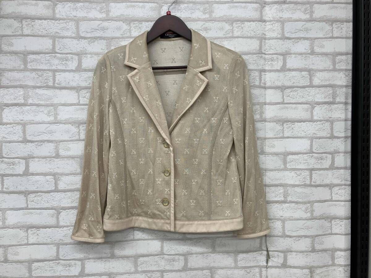 LEONARD 0377470 レオナール テーラードジャケット レディース