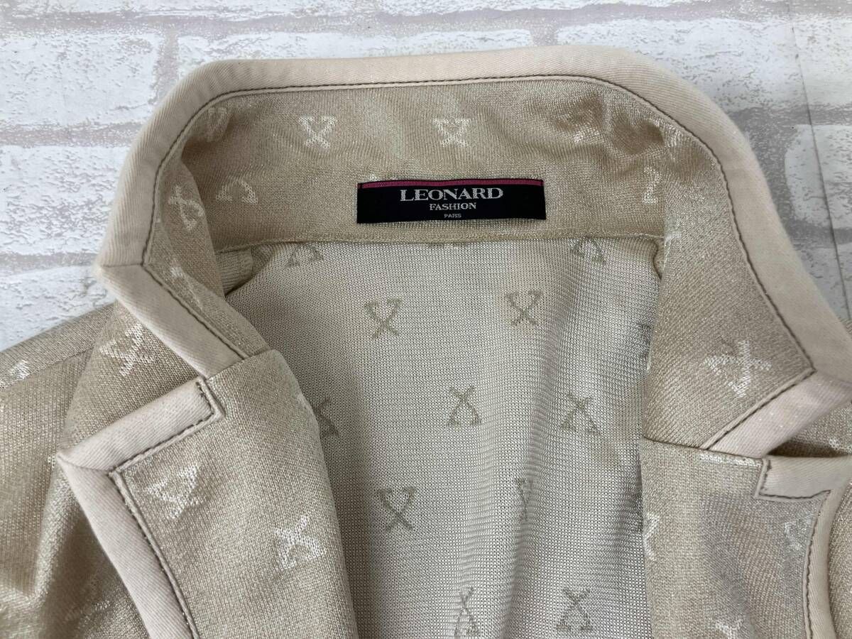 LEONARD 0377470 レオナール テーラードジャケット レディース