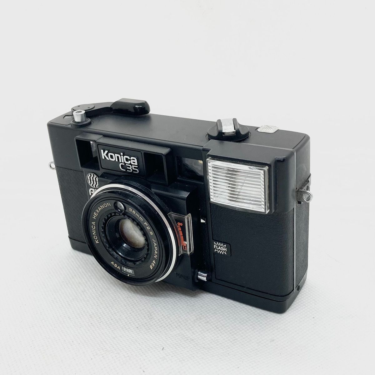【動作確認済】 KONICA C35 AF F1205-124-9v p 動作確認済み】Konica コニカ C35 AF フイルムカメラ - メルカリ