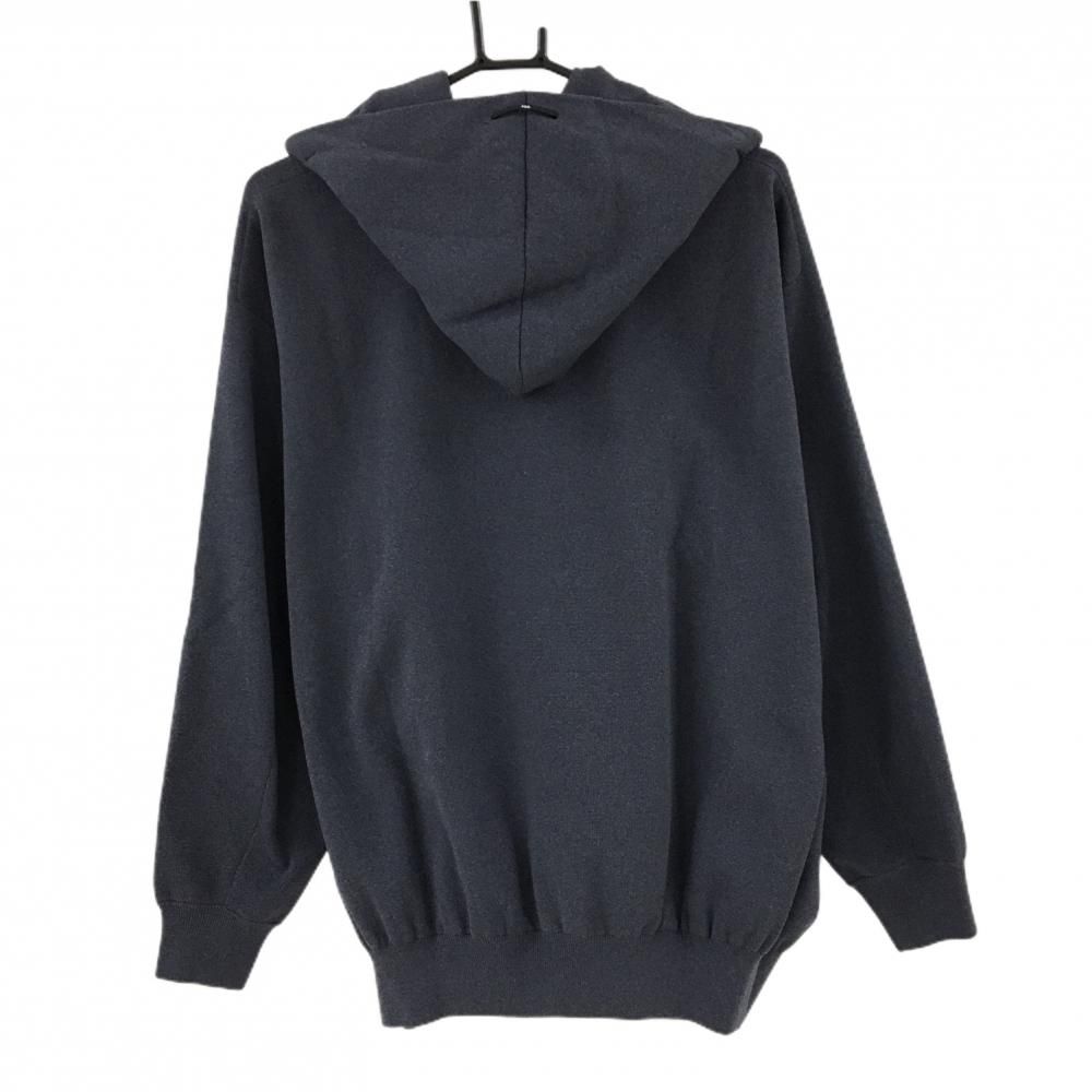 超美品】PGGパーリーゲイツ ニットパーカー グレー ロゴプリント