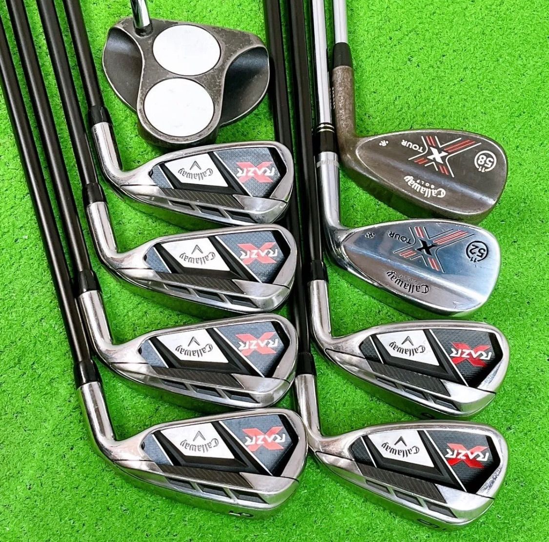 キャロウェイ RAZR レイザー メンズゴルフセット 12本 初心者 入門 S キャロウェイ RAZR レイザー メンズゴルフセット 12本 初心者 入門 S