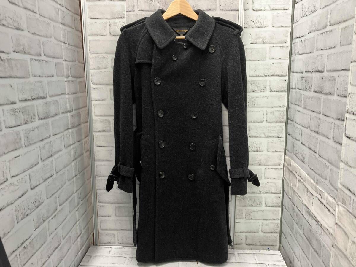 COMME des GARCONS/ウールトレンチコート/ダークグレー/XSサイズ