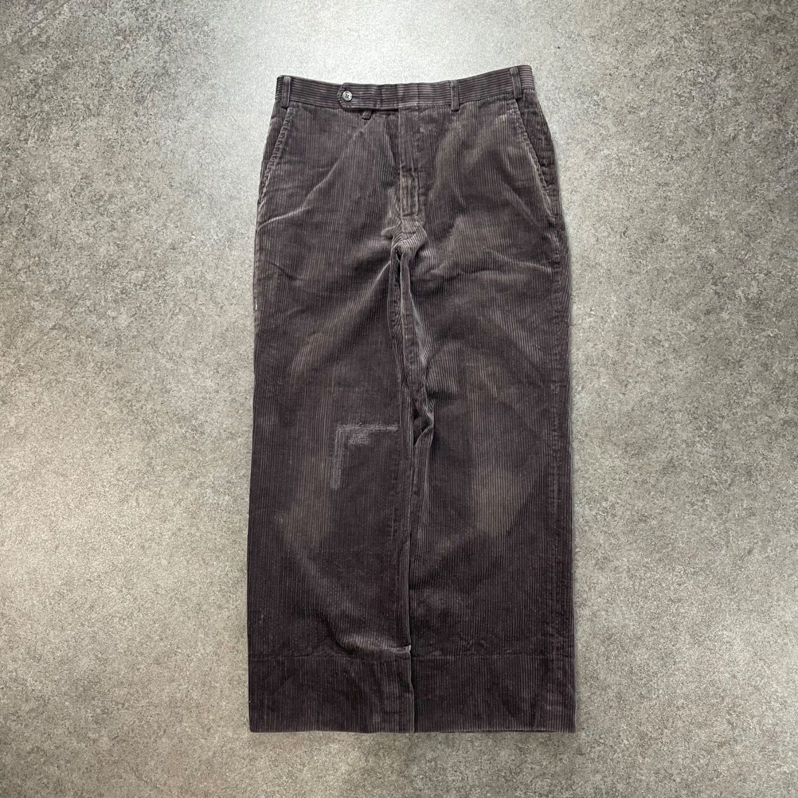BURBERRY 90s コーデュロイパンツ ワイド ストレート 90s Vintage Old Burberrys' Corduroy Slacks Pants オールド