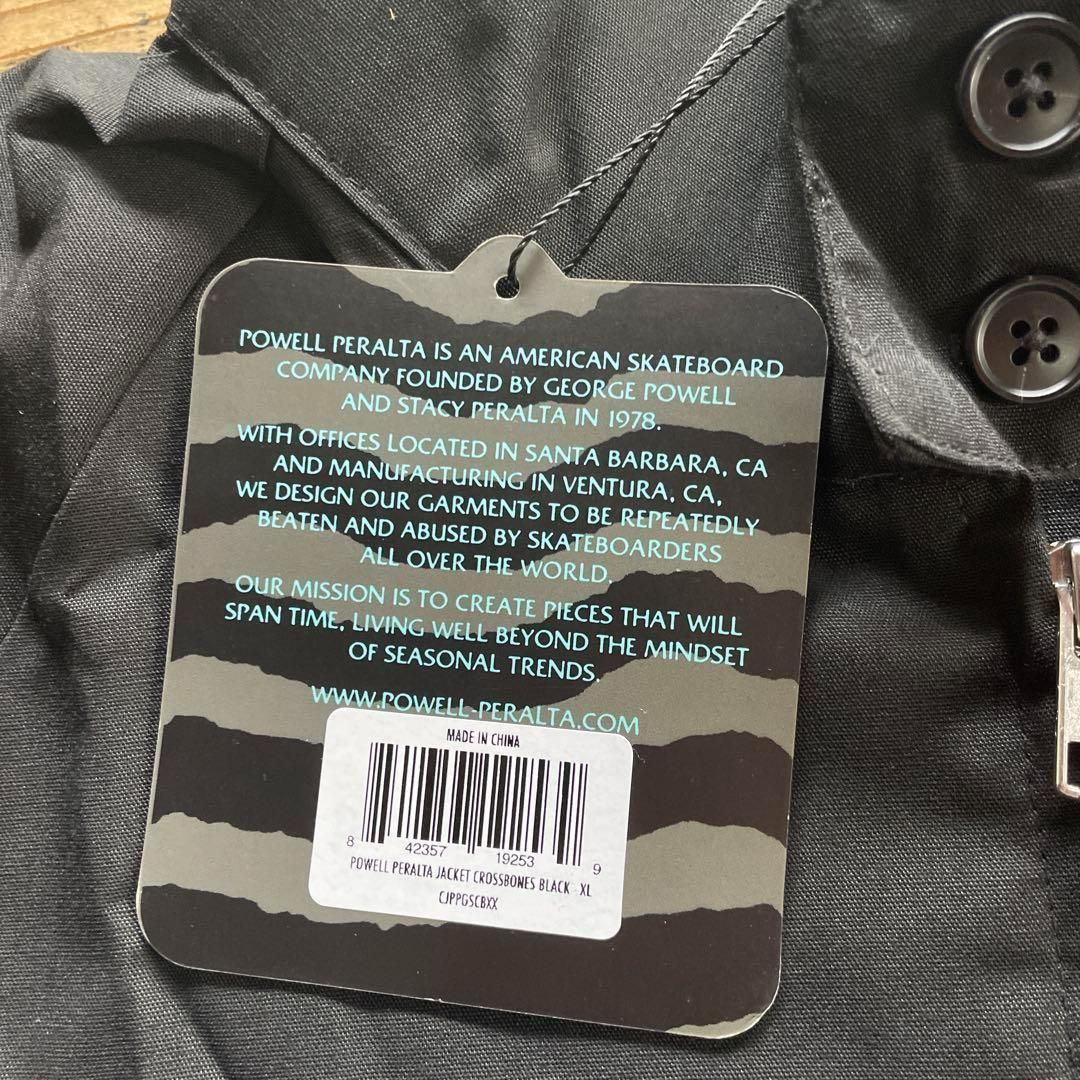 新品 復刻 POWELL パウエル クロスボーンズ スイングトップ 黒 Powell