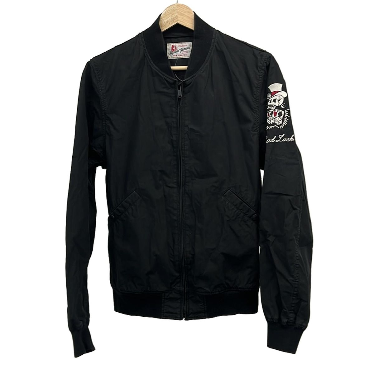 hystericglamour ヒステリックグラマー ブルゾン 刺繍ロゴ入り HYSTERIC GLAMOUR(ヒステリックグラマー) ブルゾン サイズS メンズ美品