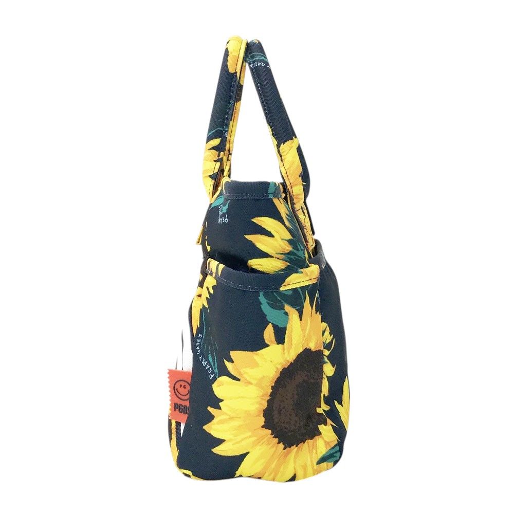 PEARLY GATES ひまわり柄カートバッグ PEARLY GATES パーリーゲイツ カートバッグ ヒマワリ 総柄 ネイビー系