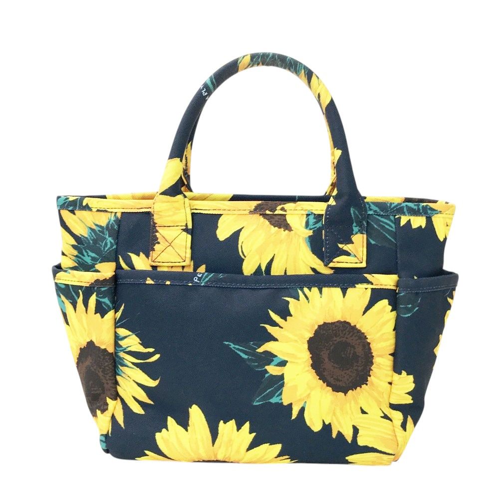 PEARLY GATES パーリーゲイツ カートバッグ ヒマワリ 総柄 ネイビー系