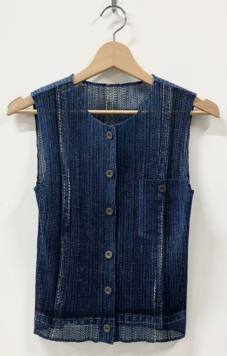 PLEATS PLEASE プリーツプリーズ ISSEY MIYAKE ベスト サイズ3 PP12 