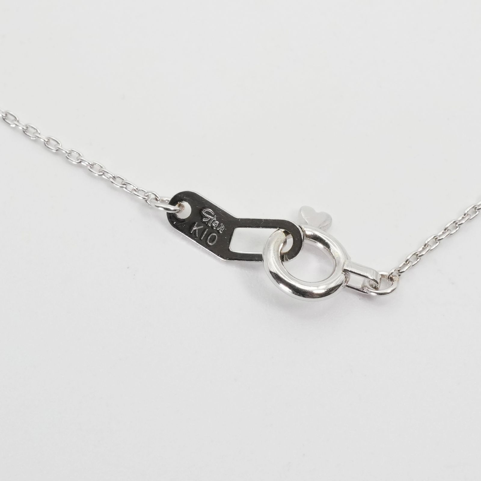 スタージュエリー K10 ホワイトトパーズ ネックレス/25-1957S - メルカリ