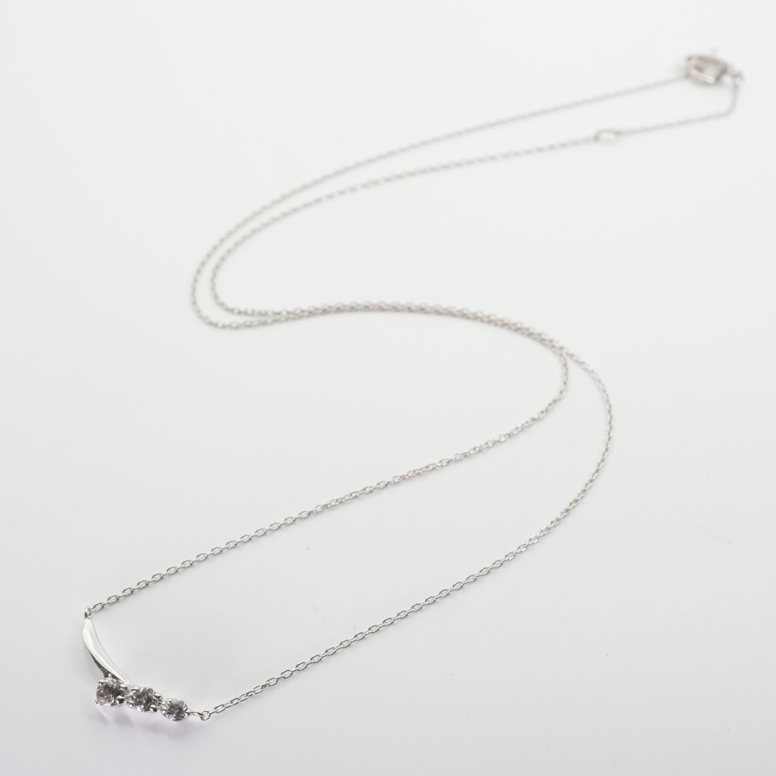 スタージュエリー K10 ホワイトトパーズ ネックレス/25-1957S - メルカリ