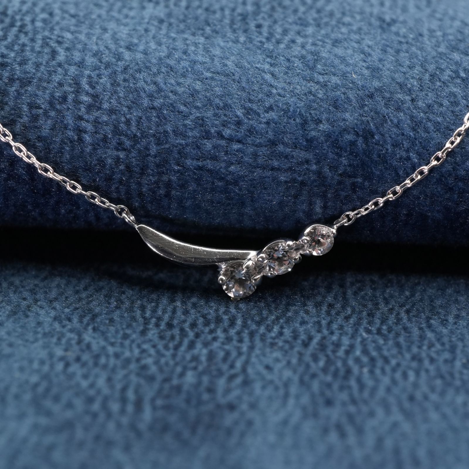 スタージュエリー K10 ホワイトトパーズ ネックレス/25-1957S - メルカリ