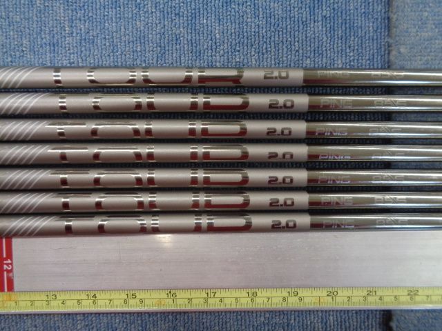 中古シャフト PING ピン TOUR 2.0 chrome 85 S 7本セット 800113