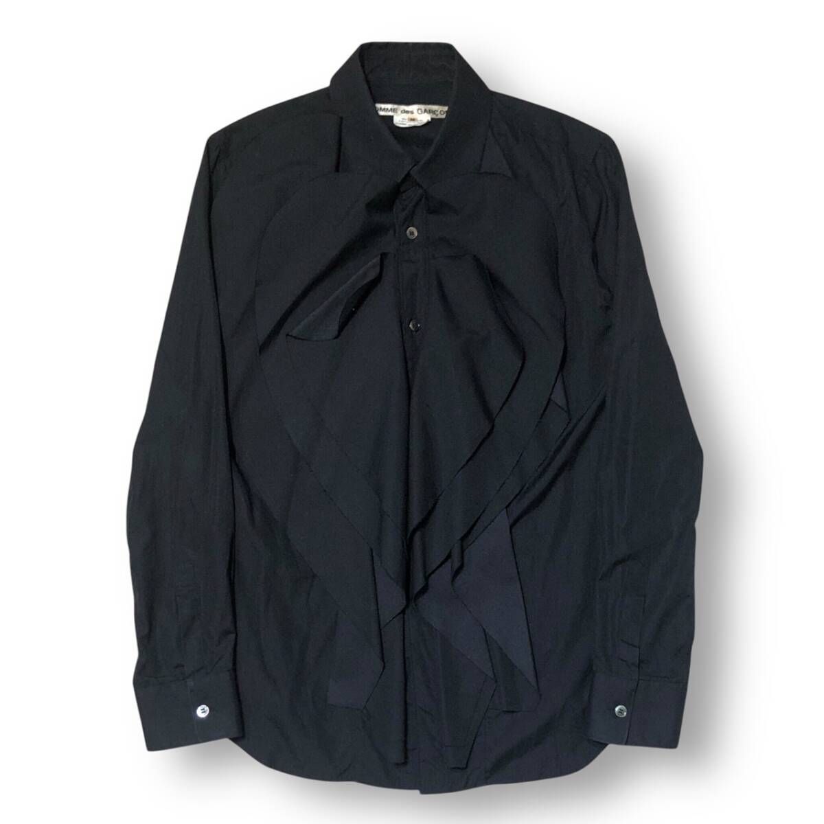 22aw COMME des GARCONS frill design long sleeve shirt 長袖フリル