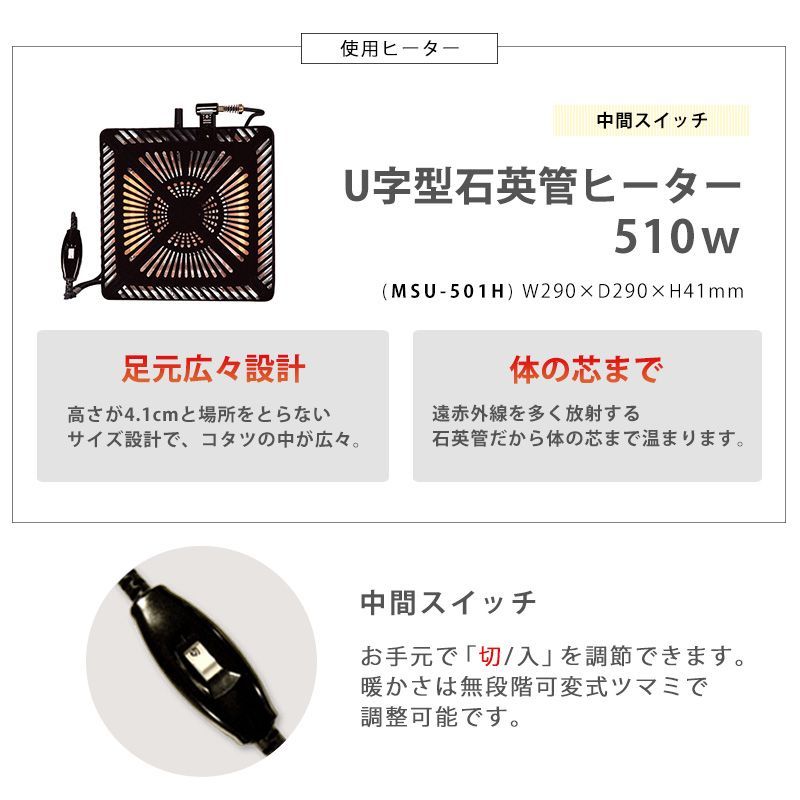 こたつ＋うす掛け布団 2点セット アウロラ100ルナ - メルカリ