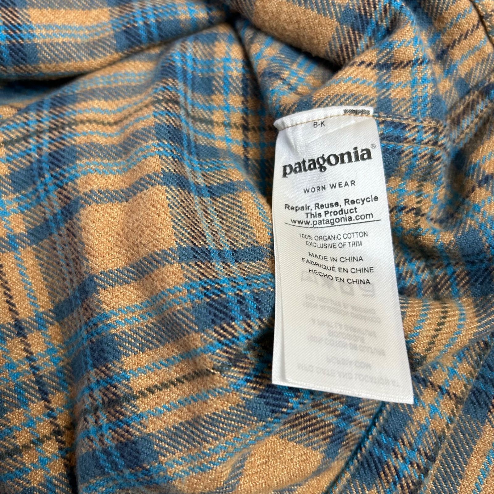 Patagonia FA17年 53947 Lサイズ フィヨルドフランネルシャツ - メルカリ