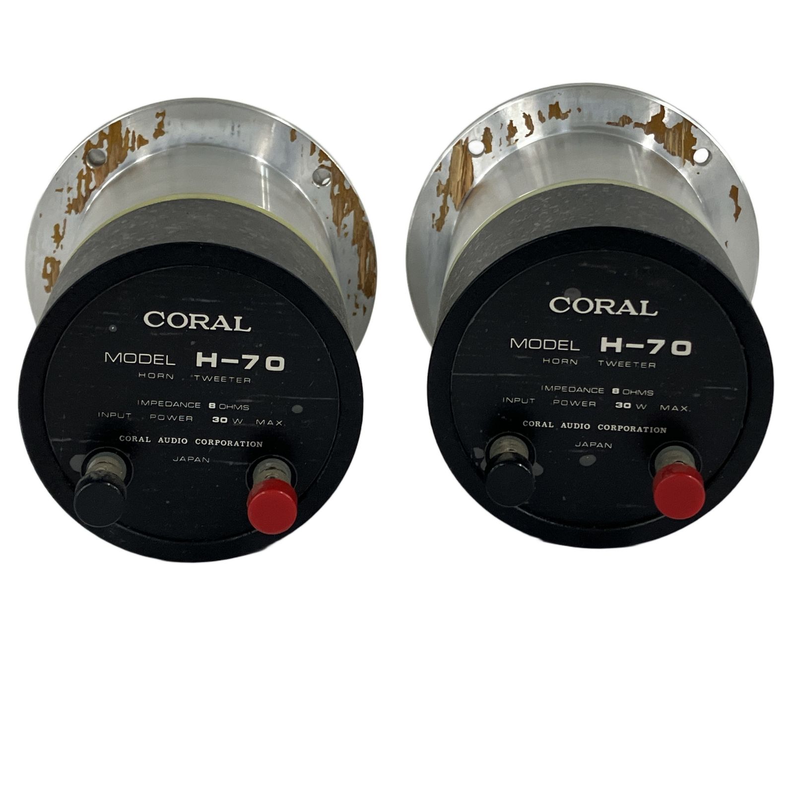 CORAL H-70 8Ω ホーン型 ツイーター ペア 中古 Y10604083 - メルカリ