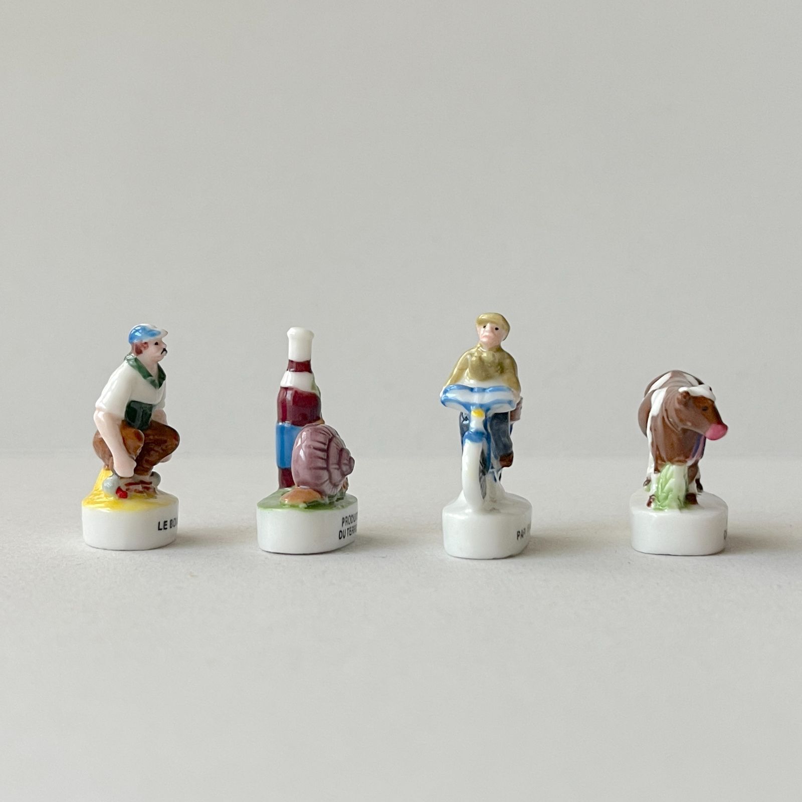 フェーヴ フランスの世界 12個 フランス フェーブ ミニチュア陶器