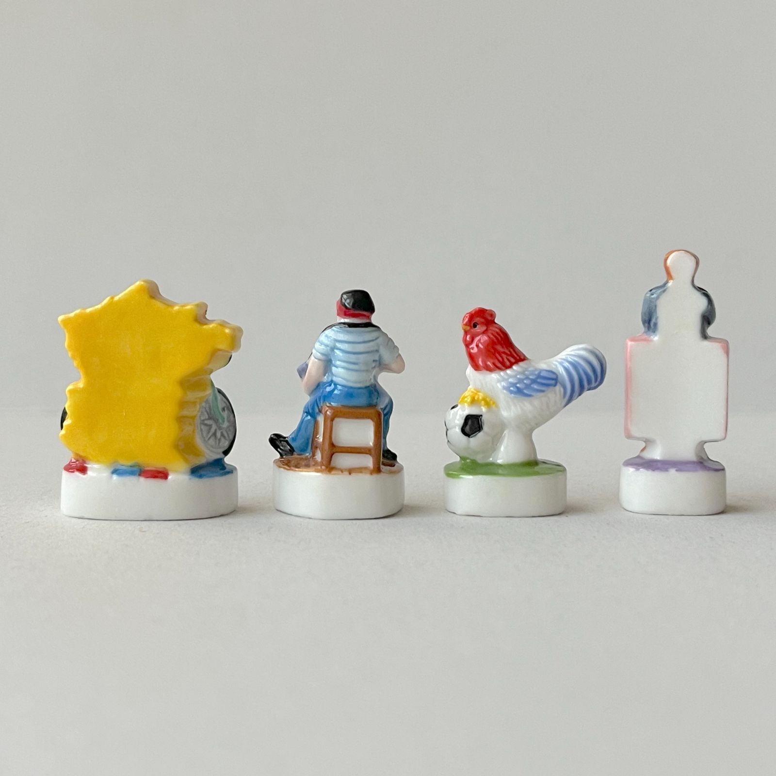 専用 トリコロール フェーブ フェーヴ フランス 陶器 ミニチュア 置物