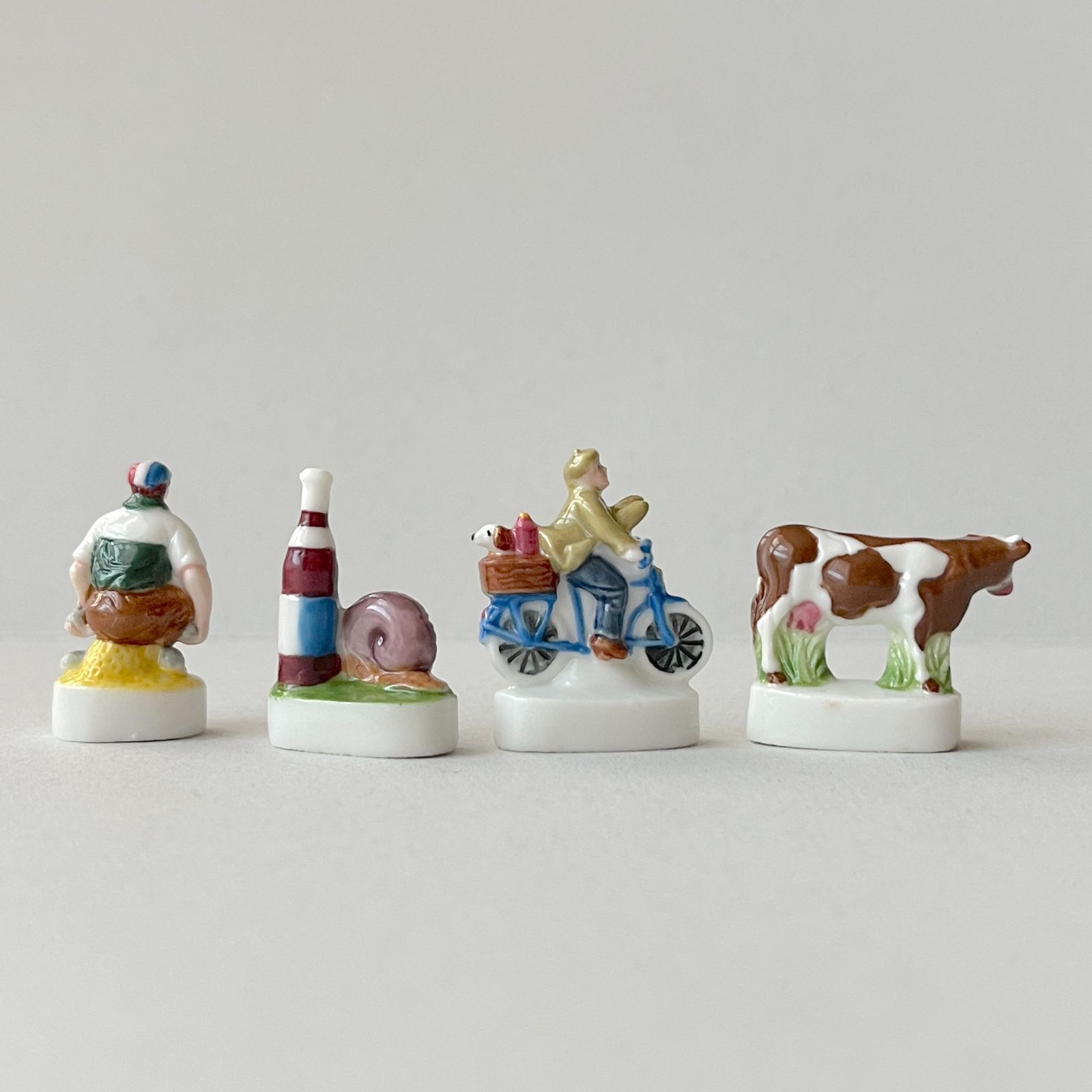 フェーヴ フランスの世界 12個 フランス フェーブ ミニチュア陶器