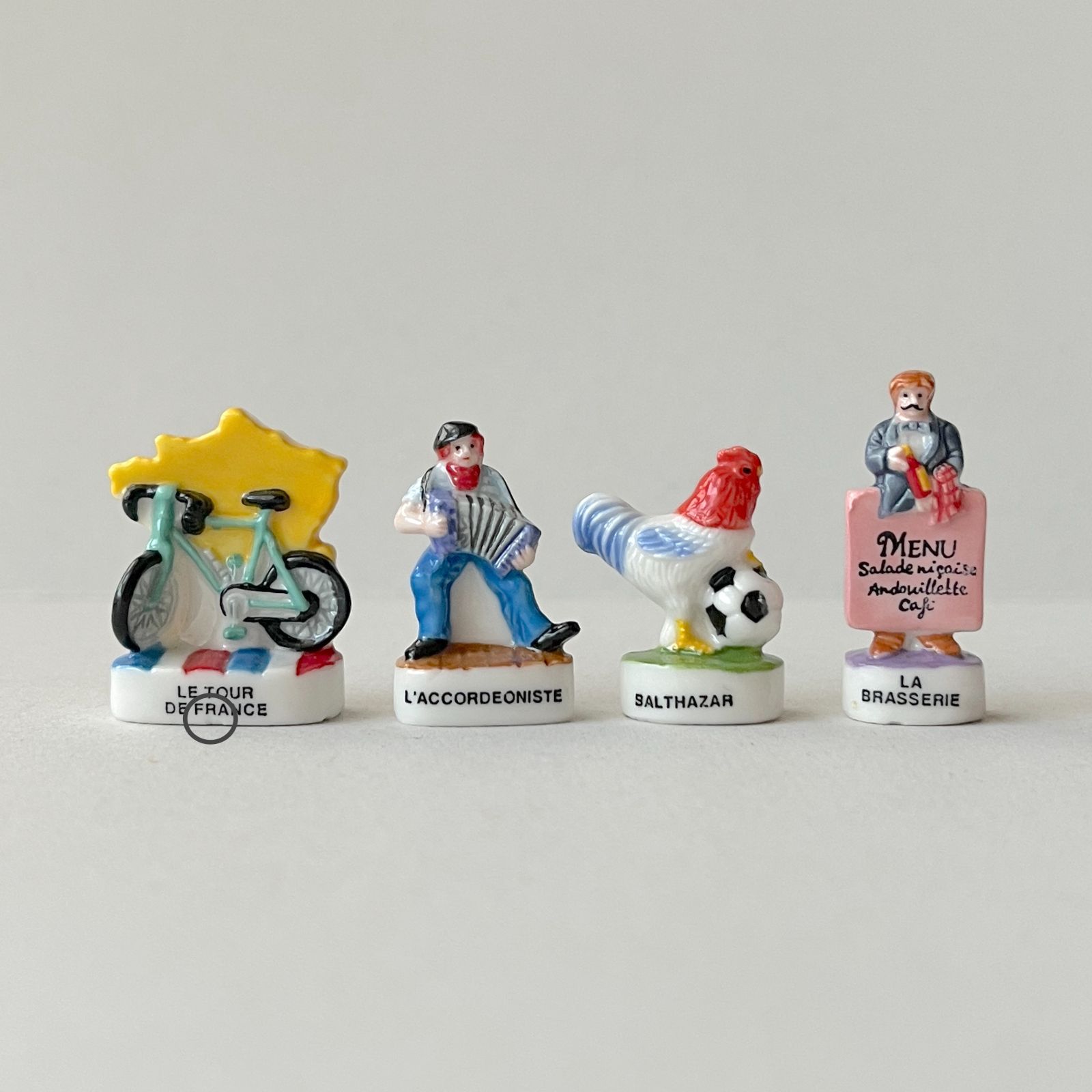 フェーヴ フランスの世界 12個 フランス フェーブ ミニチュア陶器