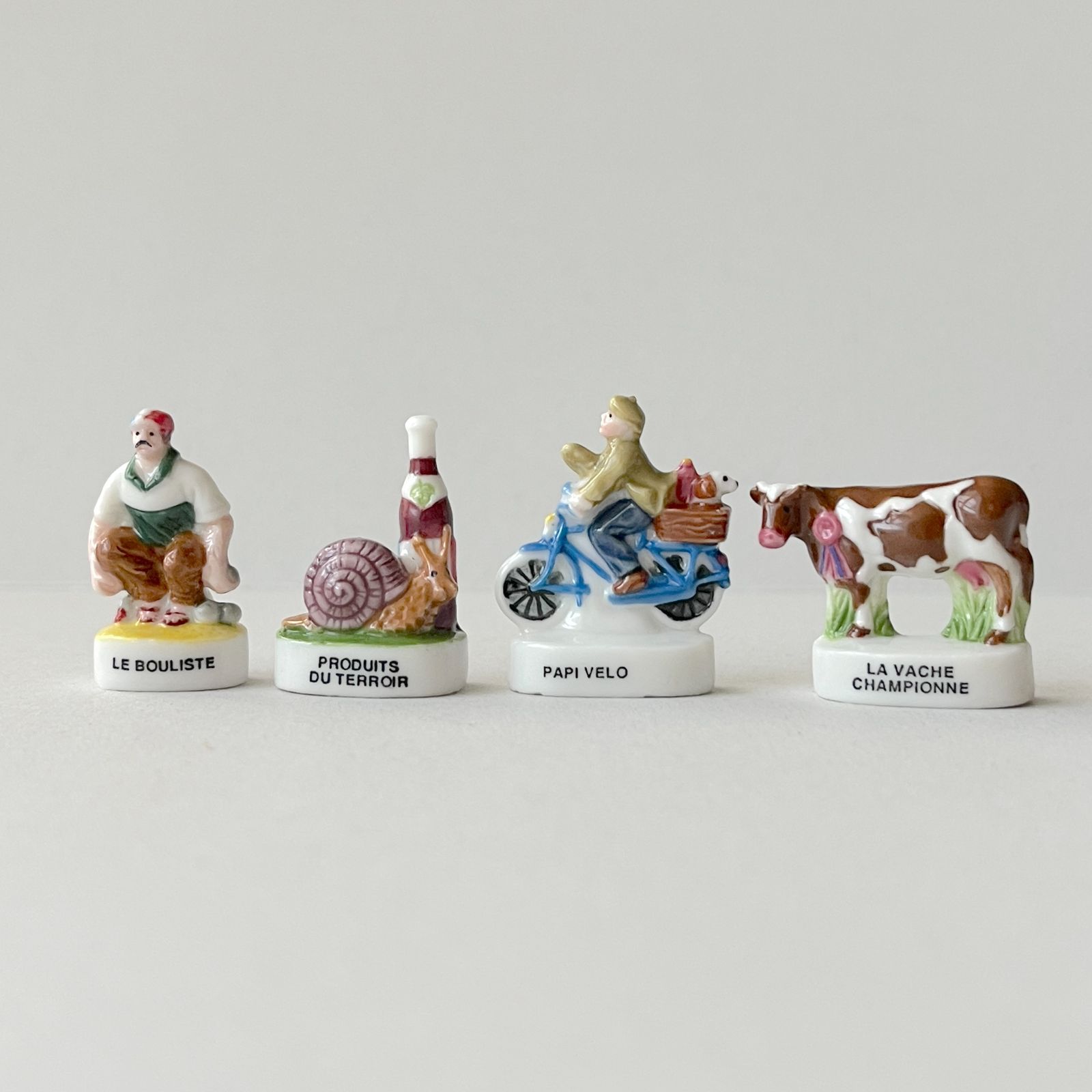 フェーヴ フランスの世界 12個 フランス フェーブ ミニチュア陶器