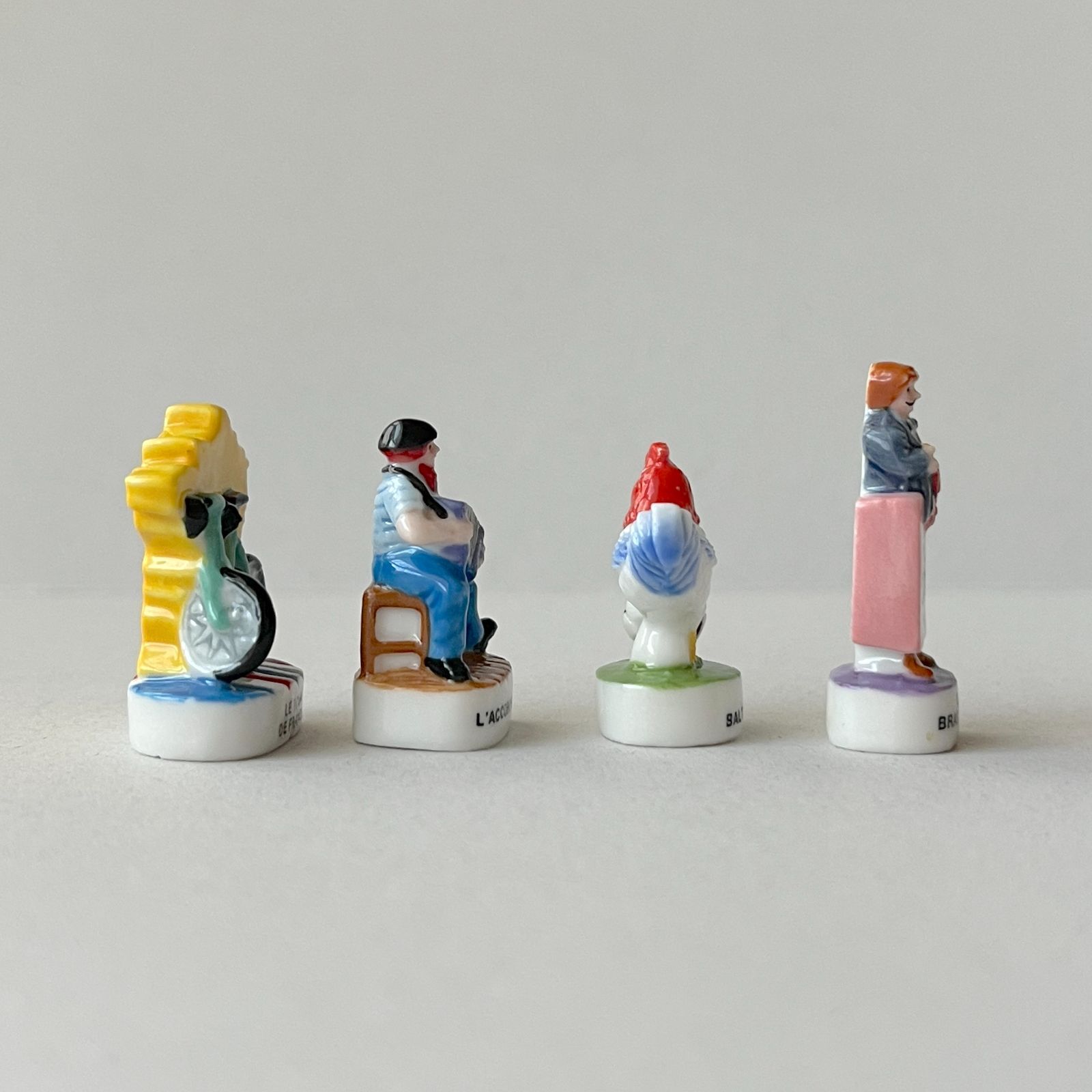 フェーヴ フランスの世界 12個 フランス フェーブ ミニチュア陶器