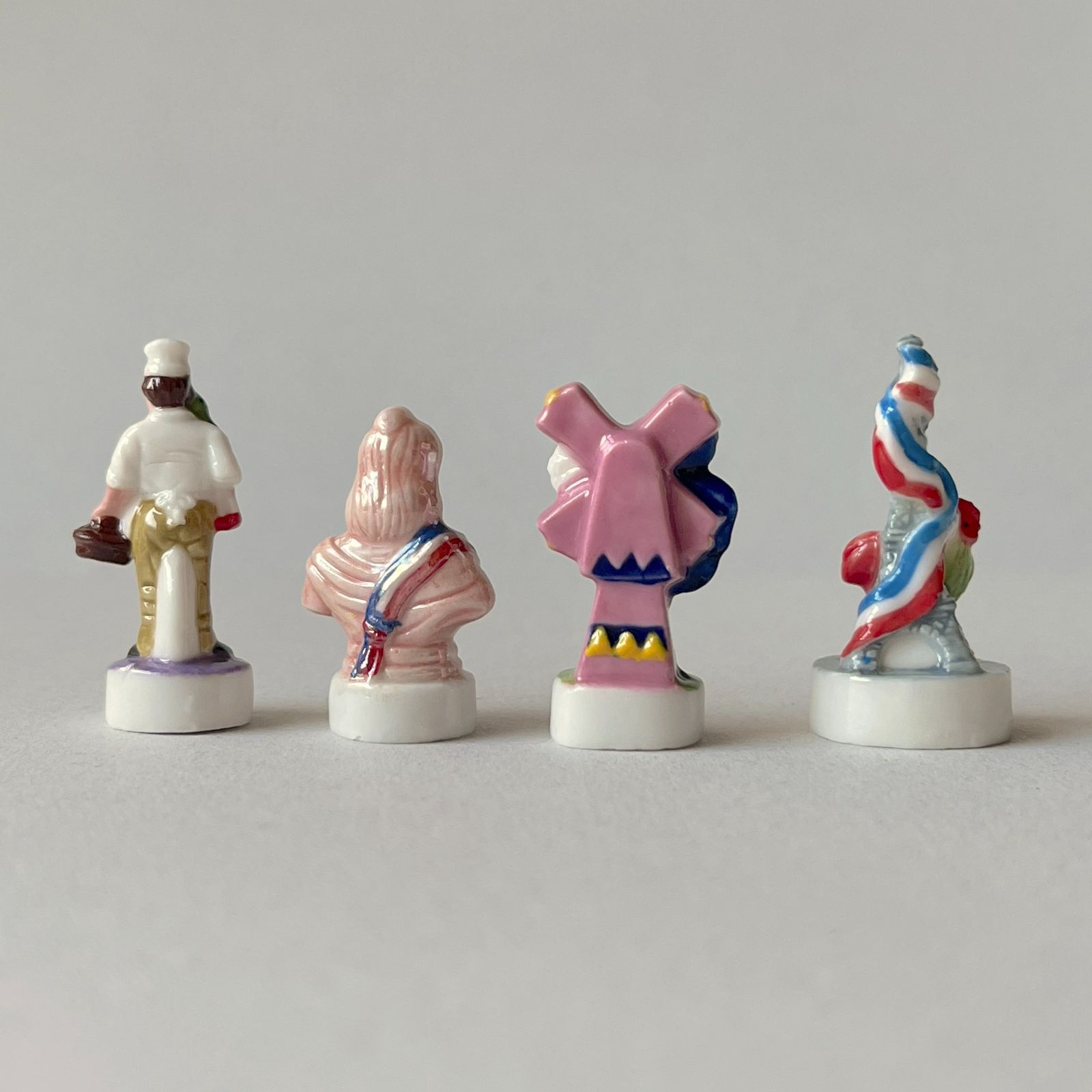 フェーヴ フランスの世界 12個 フランス フェーブ ミニチュア陶器