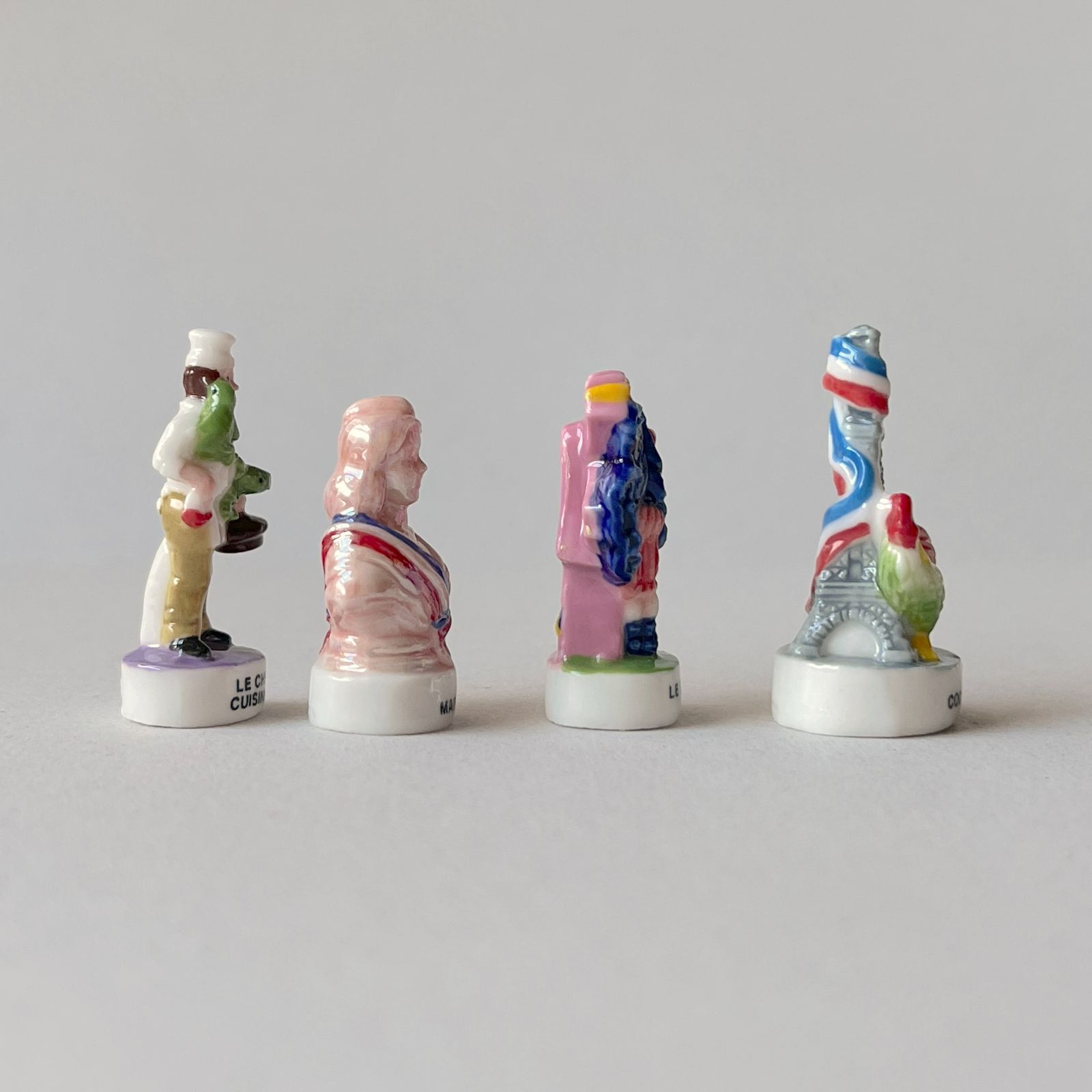 フェーヴ フランスの世界 12個 フランス フェーブ ミニチュア陶器