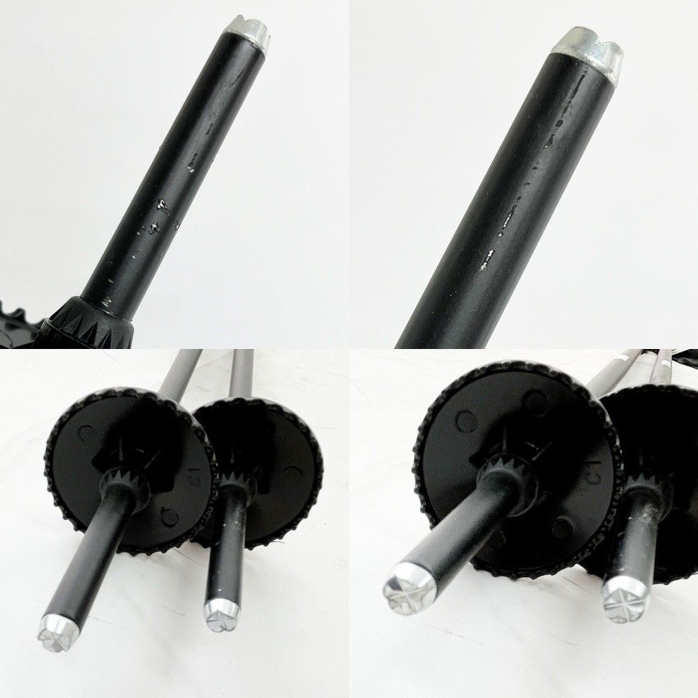 ◇◇SEASON スキー ストック 115cm ブラック aluminum ski pole