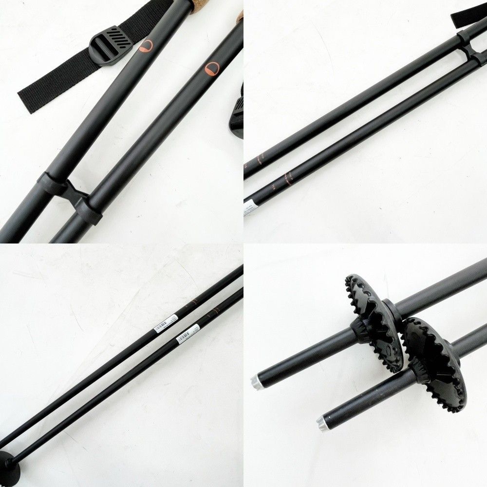 ◇◇SEASON スキー ストック 115cm ブラック aluminum ski pole