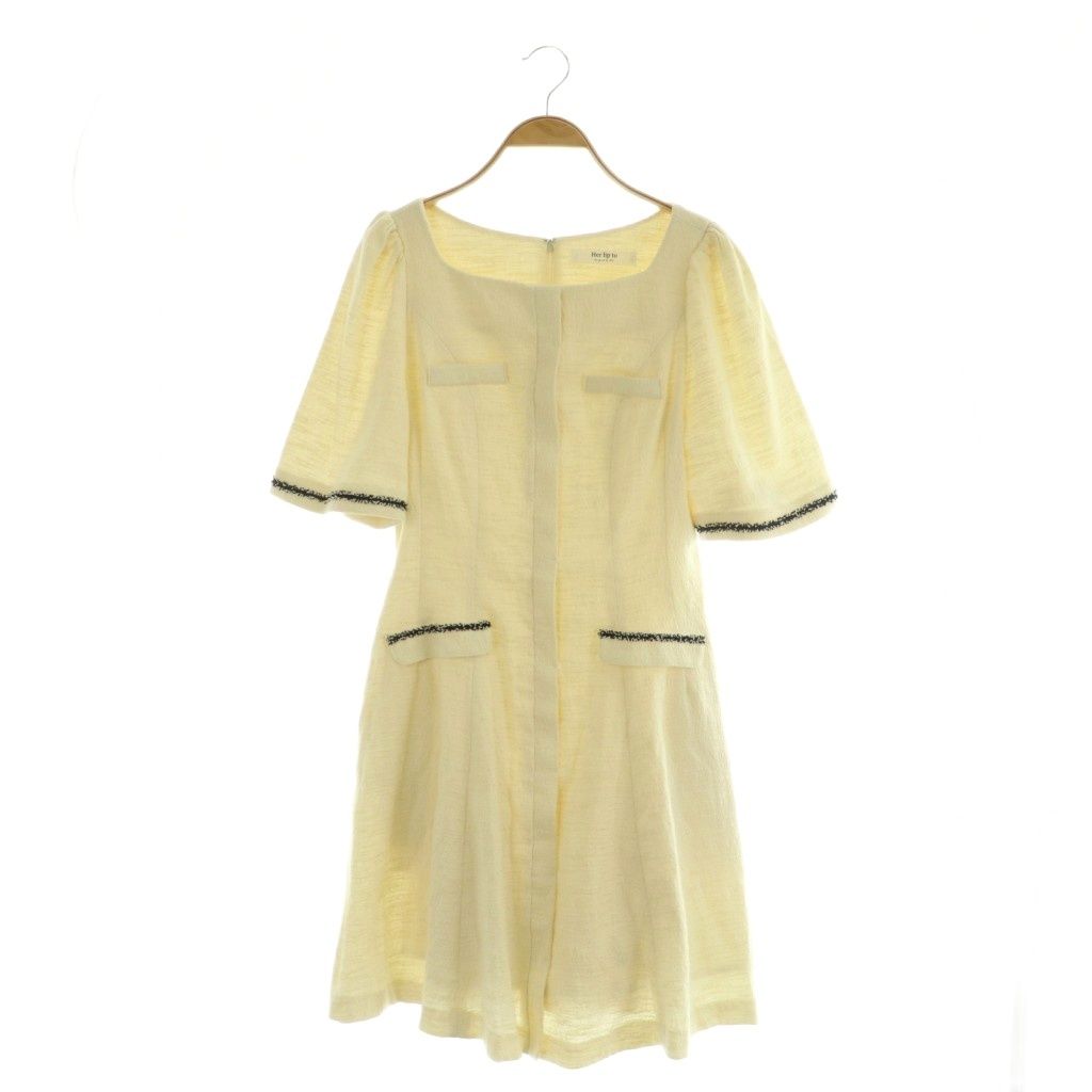 ワンピース herlipto canal tweed mini dress herlipto Canal Tweed Mini Dress