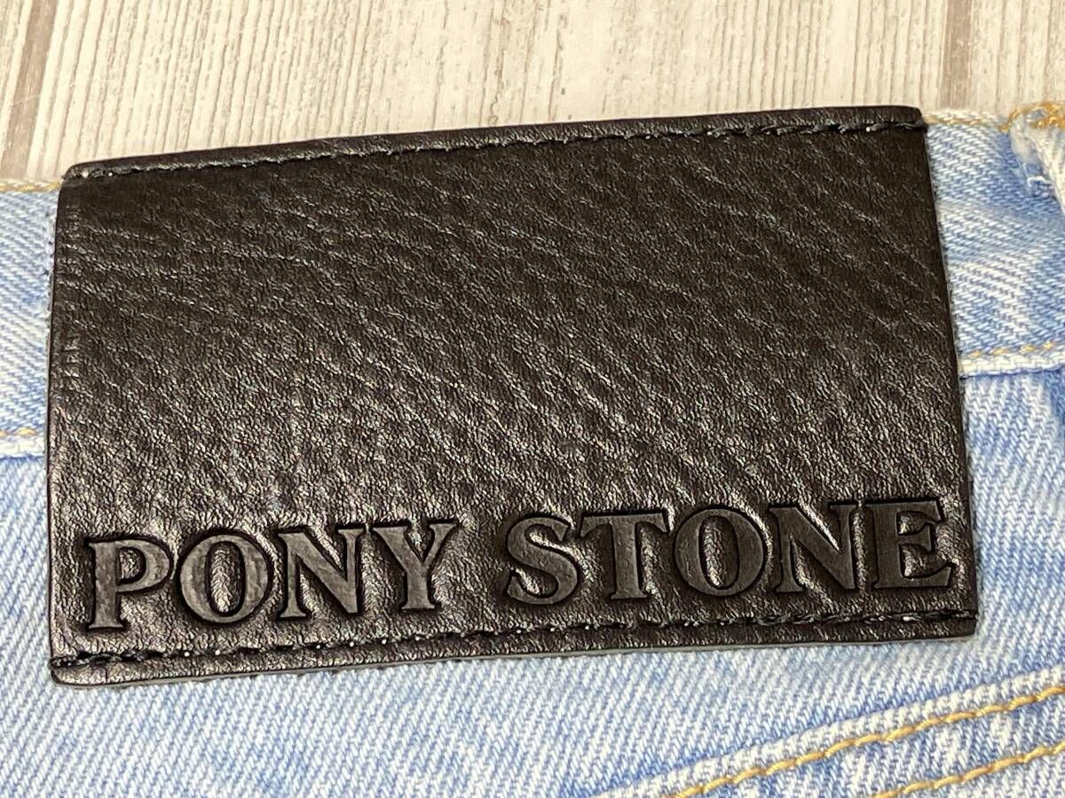 PONY STONE ダメージデニムジャケット ポニーストーンデニムジャケット