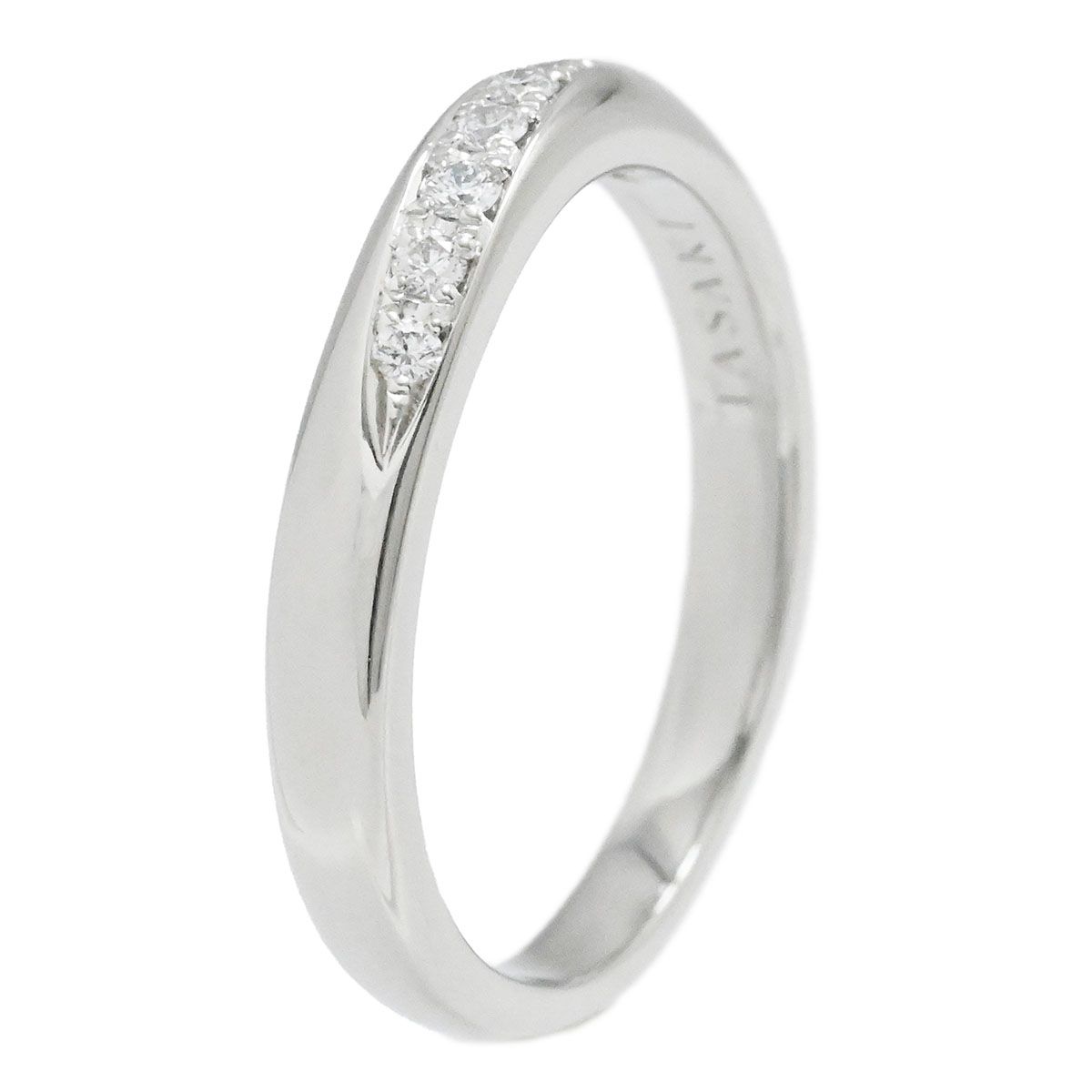 タサキ TASAKI Pt1000 ダイヤ0.09ct インフィニタ パヴェライン リング 