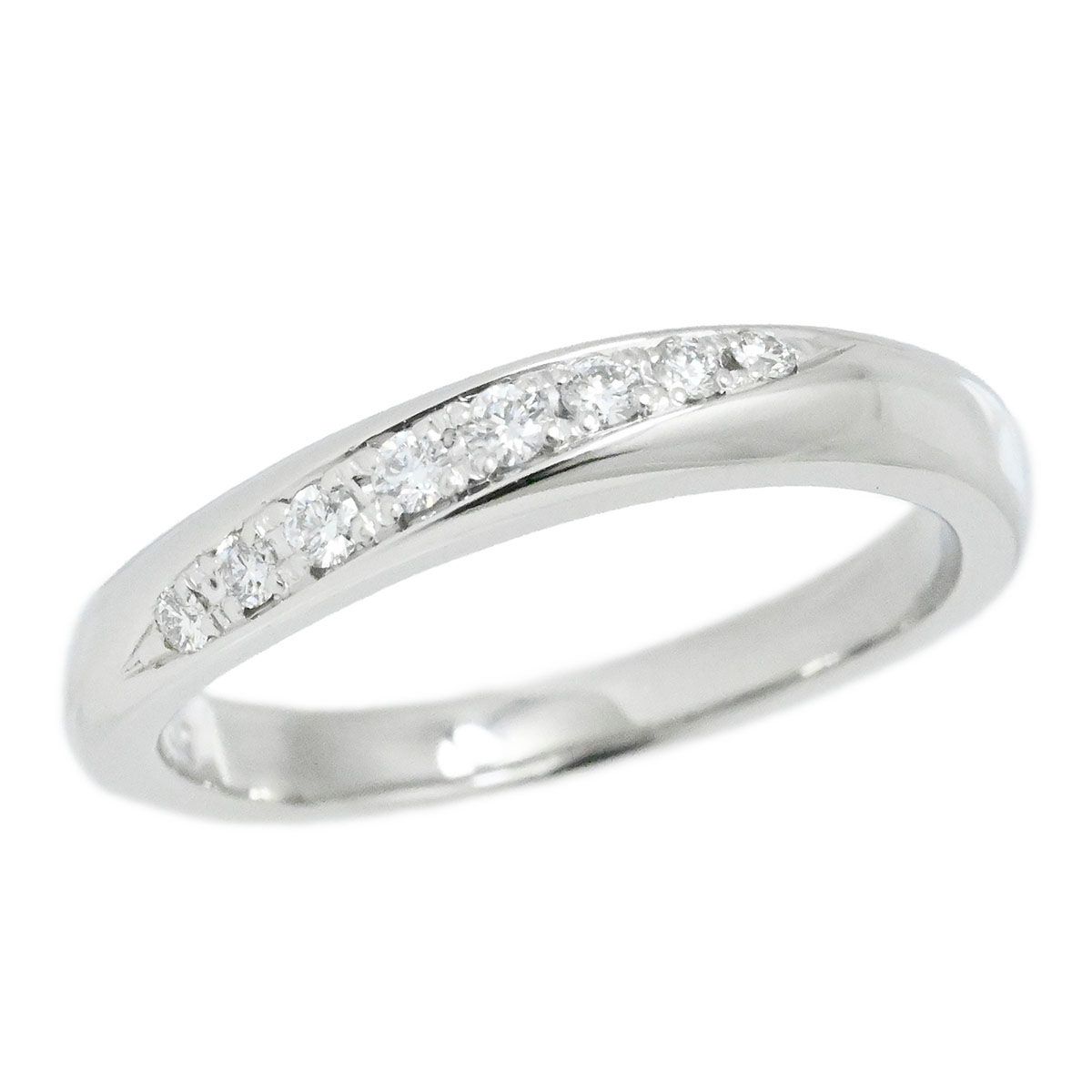 タサキ TASAKI Pt1000 ダイヤ0.09ct インフィニタ パヴェライン リング 
