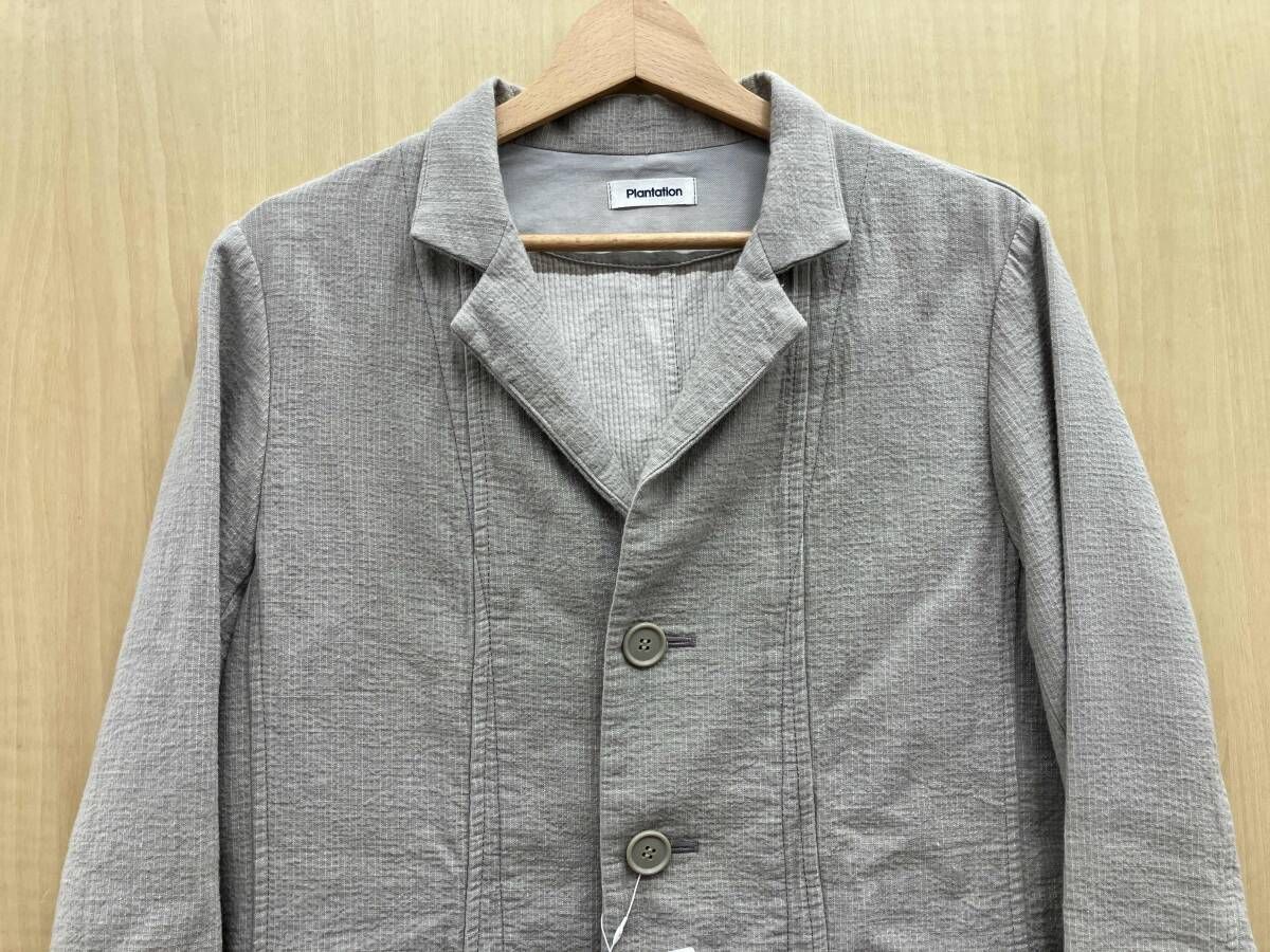 レディース PLANTATION プランテーション ロングジャケット ベージュ M 