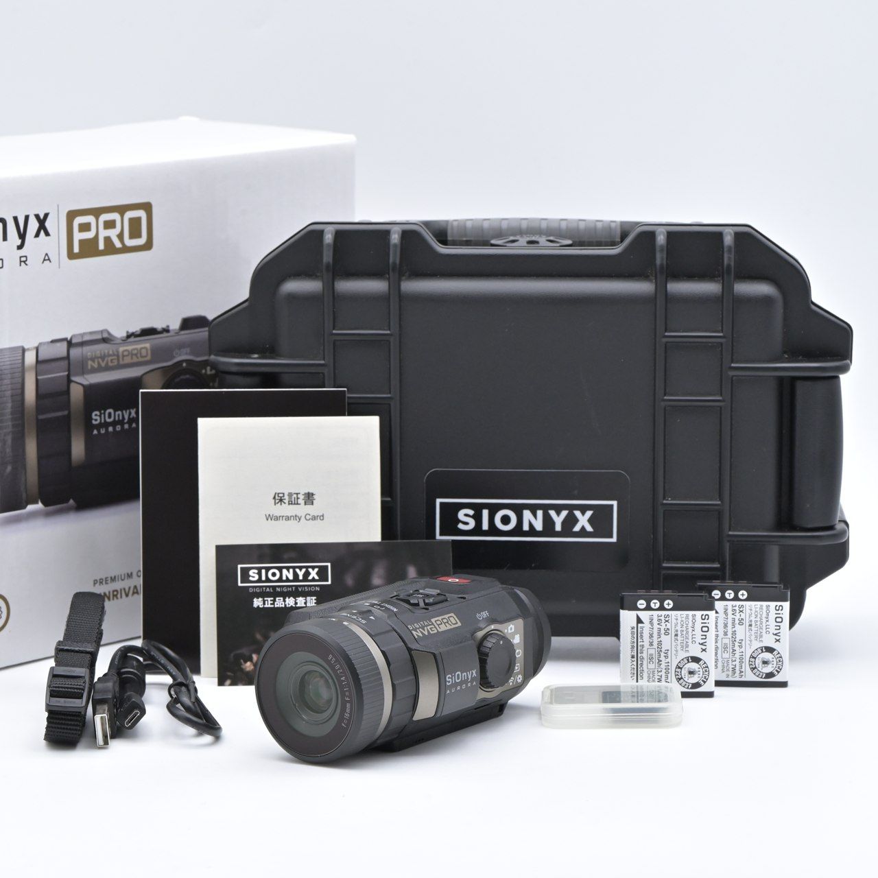 SiOnyx サイオニクス Aurora Pro 監視用ナイトビジョン単眼鏡 ビデオ