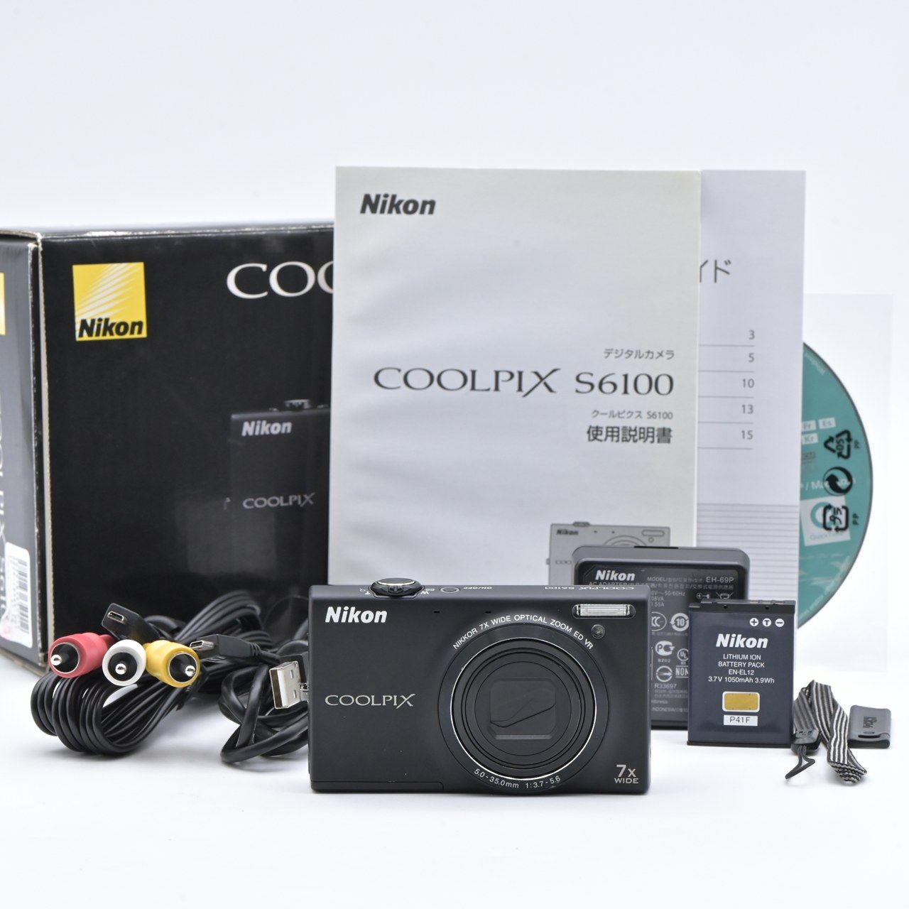 Nikon ニコン COOLPIX S6100 ノーブルブラック コンパクトデジタル