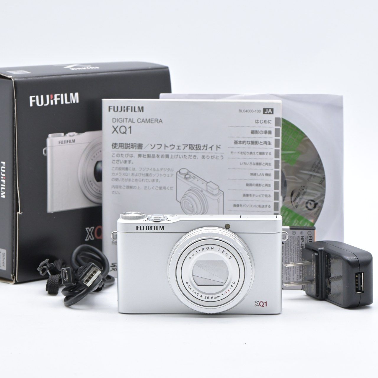 FUJIFILM デジタルカメラ XQ1 シルバー F FX-XQ1S 富士フイルム
