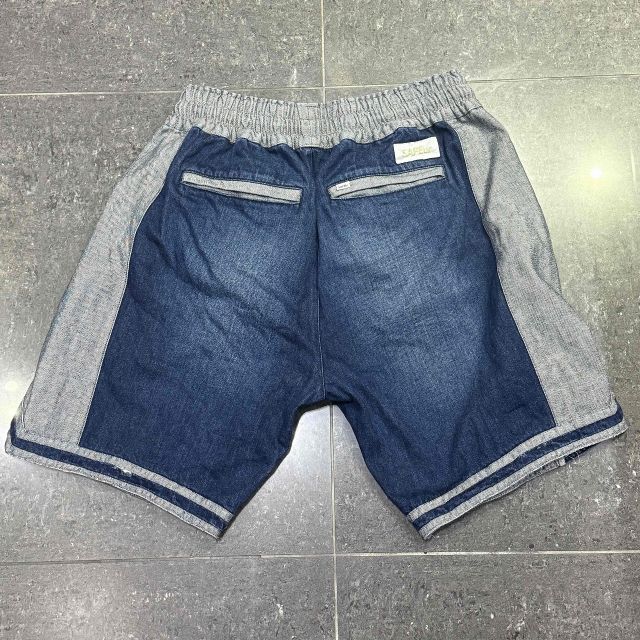 SAPEur DENIM VINTAGE BASKET SHORTS SIZE-XL サプール デニム